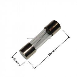 Glass tube fuse 1A 5x20mm F