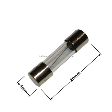 Glass tube fuse 25A 5x20mm F