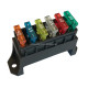 Fuse box for 6 blade fuses