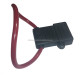 Maxi blade fuse holder with wire